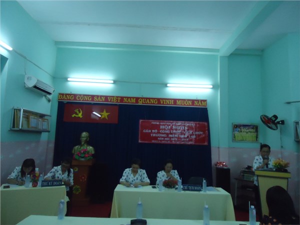 Hội nghị Cán bộ-Công chức-Viên chức trường Mầm non 14B năm 2018-2019	